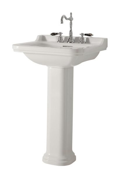 WALDORF keramické umyvadlo 60x55cm, 3 otvory, bílá 4140K1-3