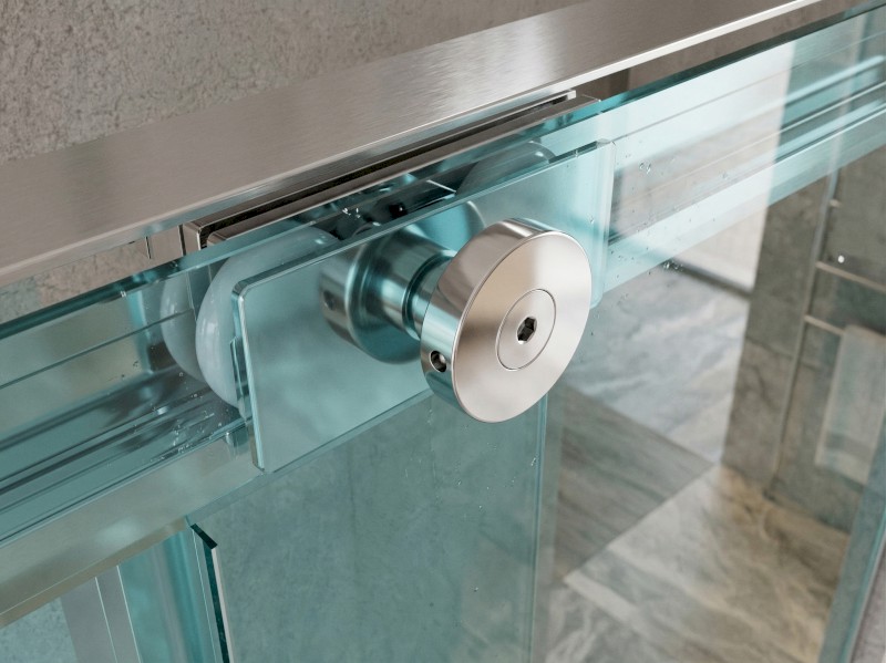 LUXOR sprchové dveře 1000mm, čiré sklo GU1210CH