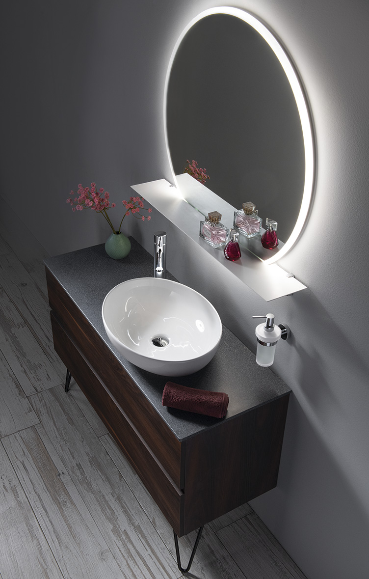 OFELIE keramické umyvadlo na desku, 52x40cm, bílá AR433