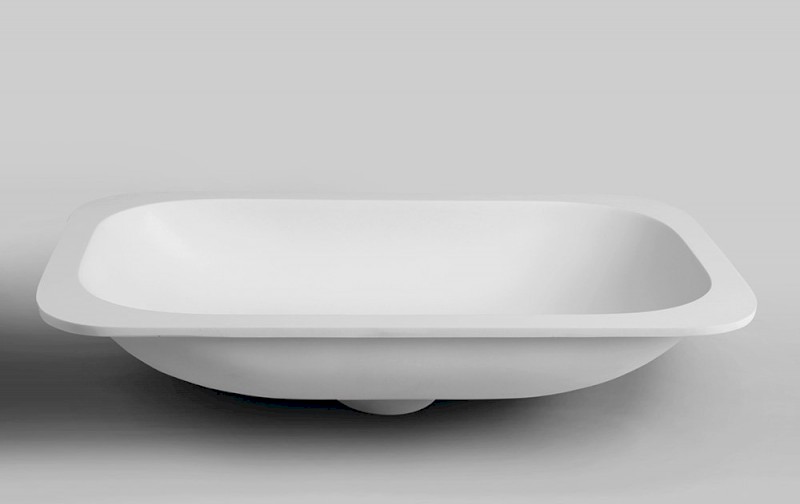 IMPALA umyvadlo pod desku, Rockstone, 67,2x35,5cm, bílá mat IM630