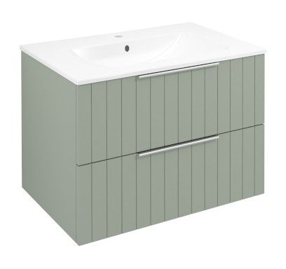 CIRASA umyvadlová skříňka 69,8x52x46cm, verde strip CR701-4444S