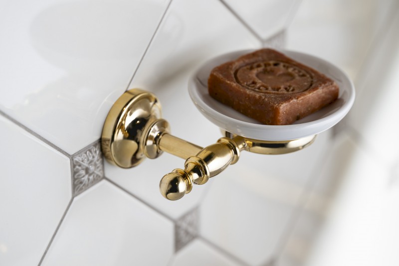 PERLA mýdlenka, keramika, zlato PE1065