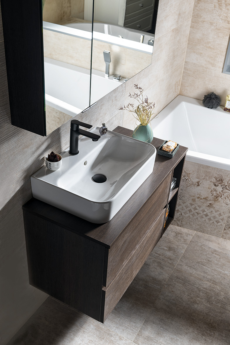 SISTEMA U keramické umyvadlo 55x38cm, bílá 10PL53055