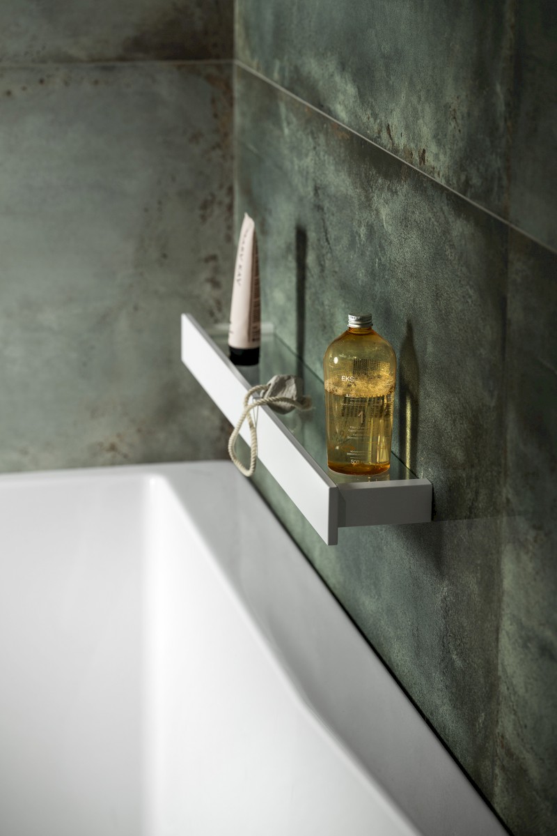 PATRON police s hrazdou 78cm, bílá PX785W