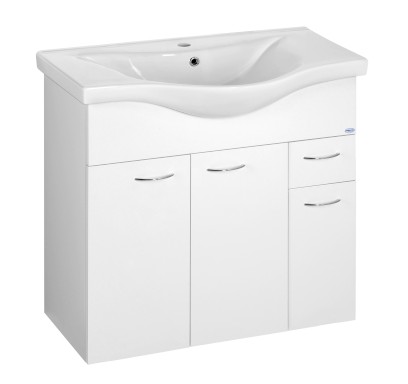 KERAMIA FRESH umyvadlová skříňka 75,2x74x34,4cm, bílá 50082A
