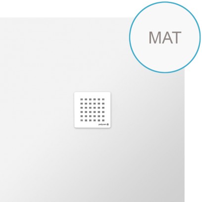 FLEXIA vanička z litého mramoru s možností úpravy rozměru, 90x90cm, bílá mat 71546MAT