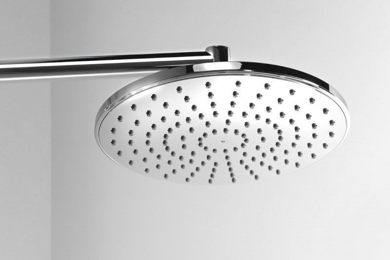 ZARA sprchový sloup k napojení na baterii, hlavová, ruční sprcha, chrom SL420