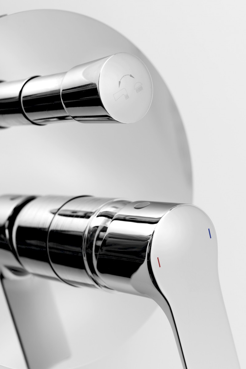 PAX podomítková sprchová baterie, 2 výstupy, chrom XA62