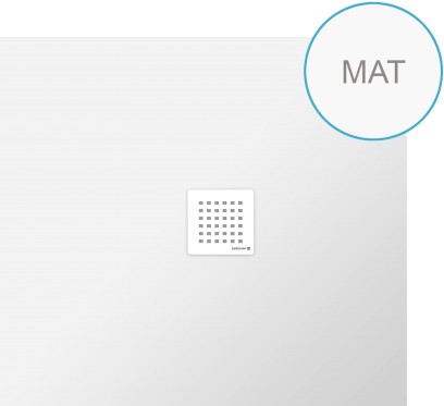 FLEXIA vanička z litého mramoru s možností úpravy rozměru, 110x100cm, bílá mat 72922MAT