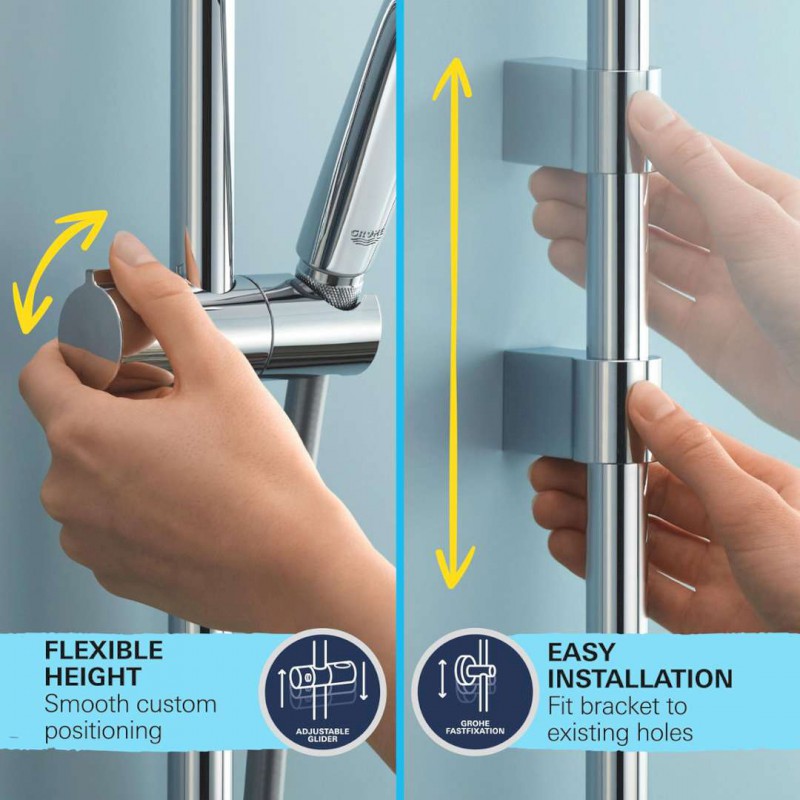 Precision Flow Sprchový set s termostatem, chrom GROHE 34800001