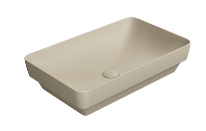 PURA keramické umyvadlo na desku 60x38cm, creta mat 883708
