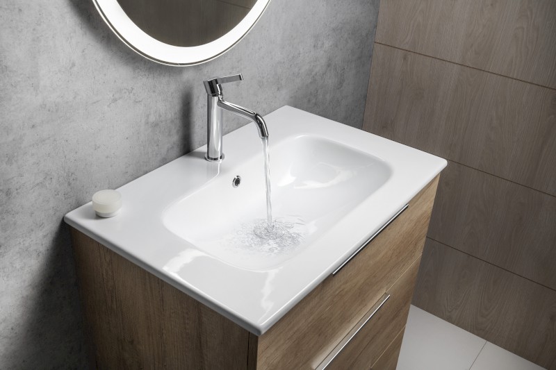 ICONIC stojánková umyvadlová baterie, chrom AF002