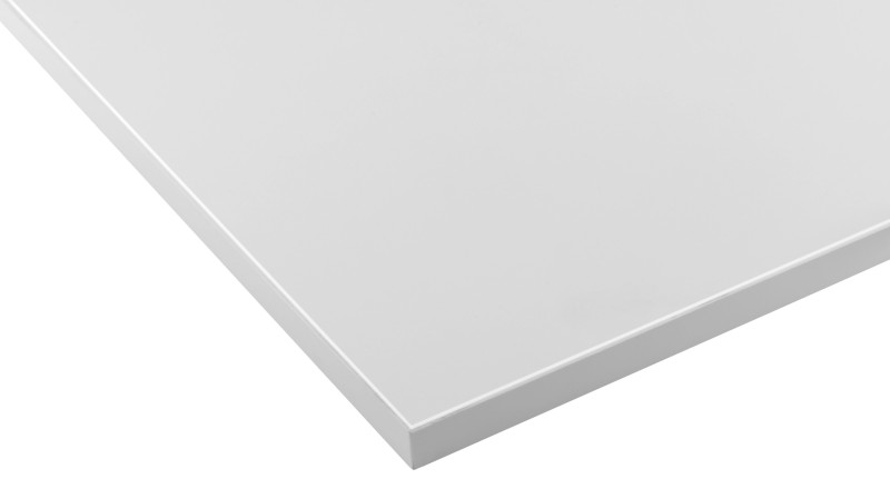 CIRASA deska DTDL 111x1,8x46,5cm, bílá lesk CR111-3030