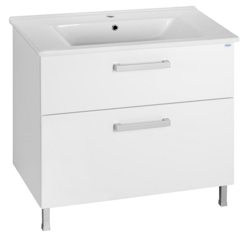 ZUNO 85 keramické umyvadlo nábytkové 85x45cm, bílá 9085