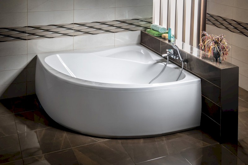 DYJE rohová vana 150x150x42cm, bílá A1550