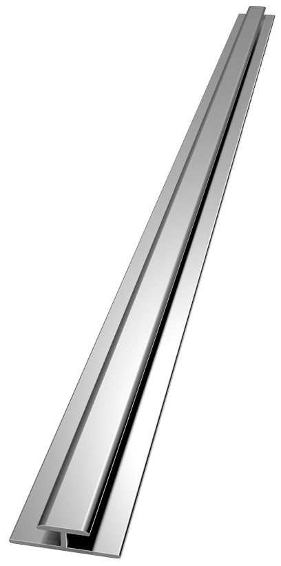 DENIPAN spojovací profil H, 2100mm, chrom DP22CH