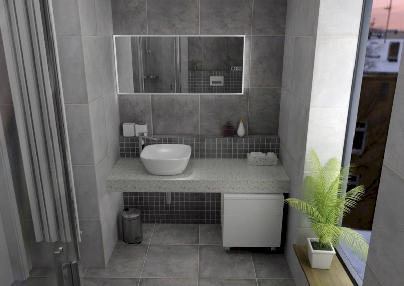 TAILOR rockstone deska 70x50 cm, provedení límce F TR070F