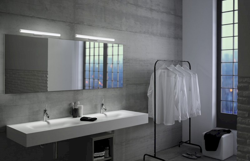 IRENE 2 LED svítidlo, 9 W, 500x35x77 mm, IP44, chrom E27556CI