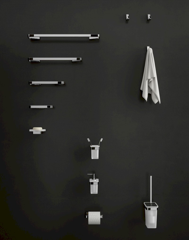 SAMOA držák ručníků 300mm, chrom A8213013