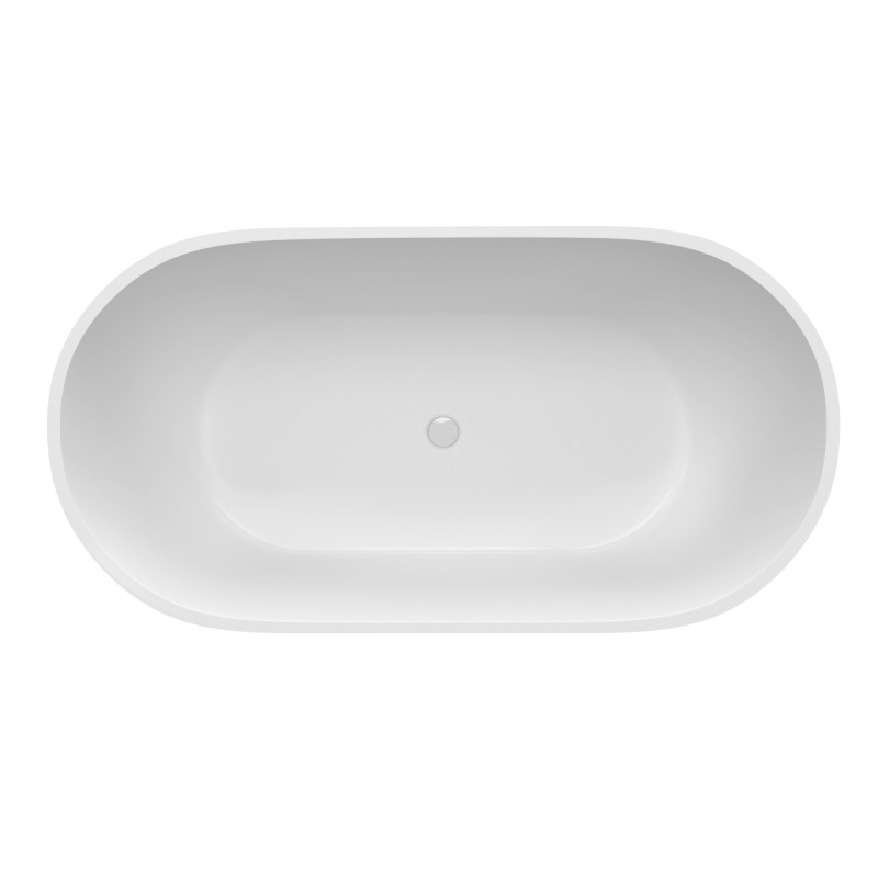 REDUTA volně stojící vana litý mramor 150x75x58cm, bílá 71843