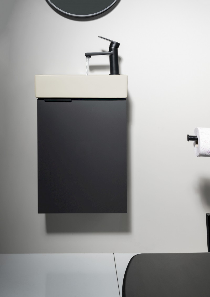 MARGITHA keramické umývátko 38x22cm, otvor pro baterii vpravo, ivory MGT38221