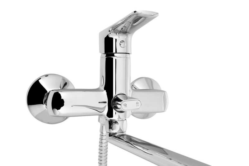 LOTTA nástěnná umyvadlová/vanová baterie, chrom LT640