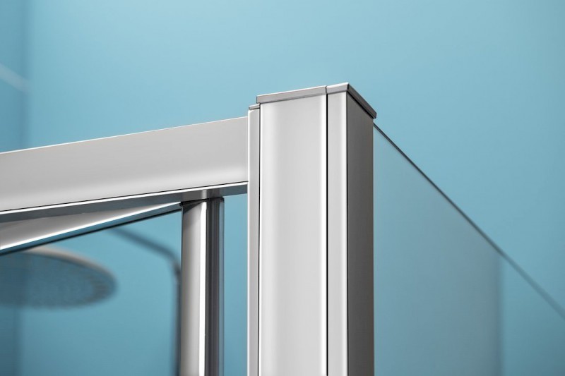 EASY sprchové dveře skládací 800mm, čiré sklo EL1980