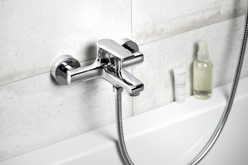 KAI nástěnná vanová baterie, chrom KA10