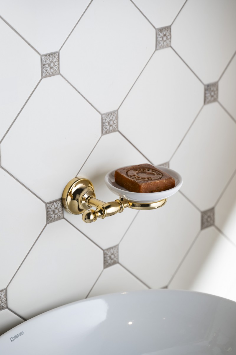 PERLA mýdlenka, keramika, zlato PE1065