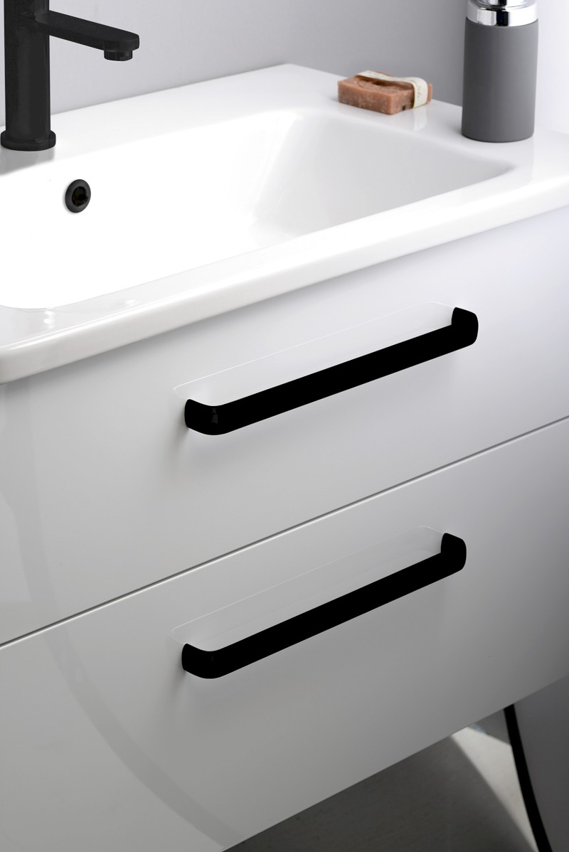 THEIA, LATUS VIII kovová úchytka, 330/320mm, černá mat CT320B