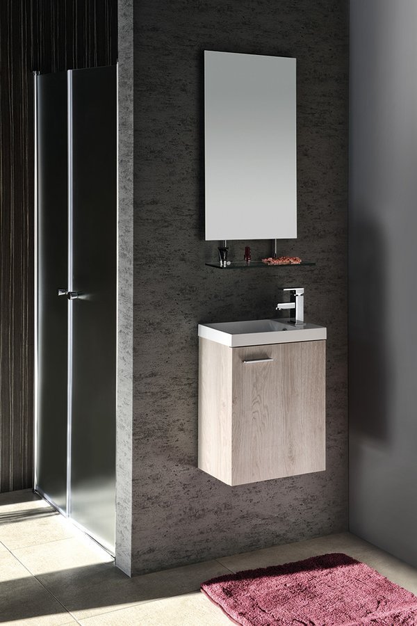 WEGA zrcadlo s policí 40x80cm 60092-4