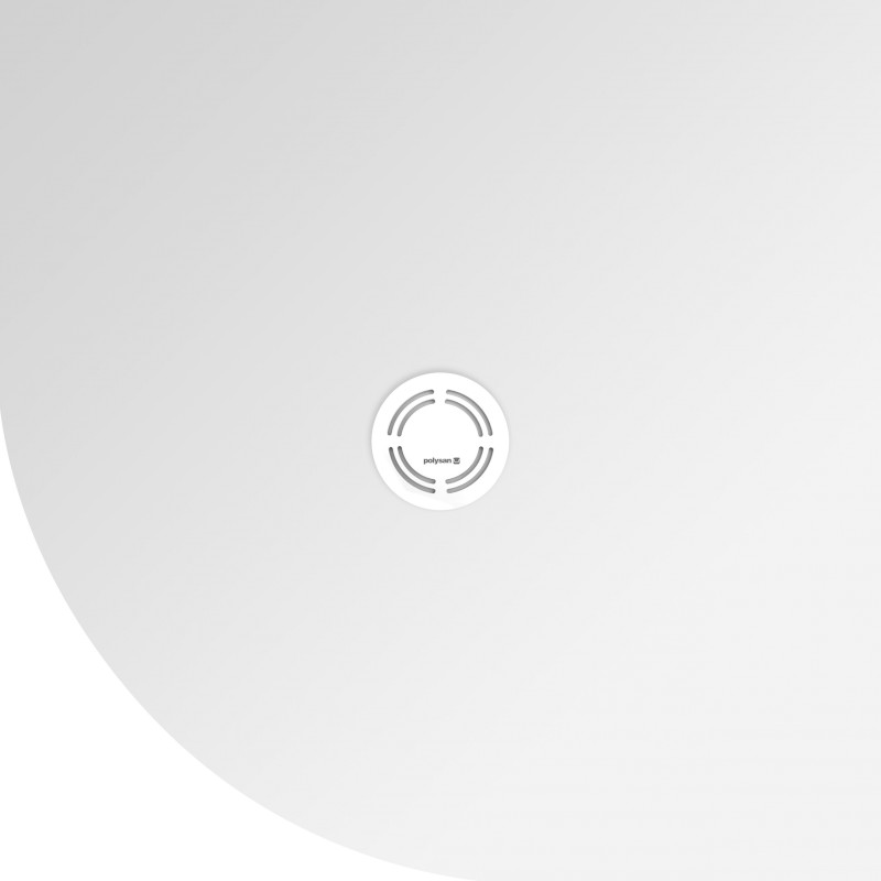 FLEXIA vanička z litého mramoru čtvrtkruh, s možností úpravy rozměru, 90x90cm, R550 91181