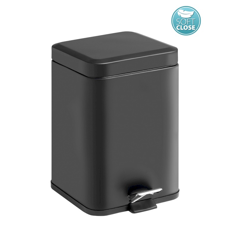 ARGENTA odpadkový koš 5l, Soft Close, černá mat 230914