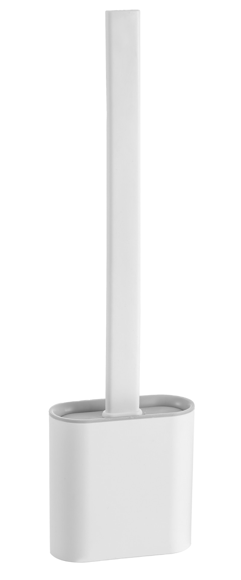 SANA WC silikonová štětka závěsná/na postavení, bílá mat BS010