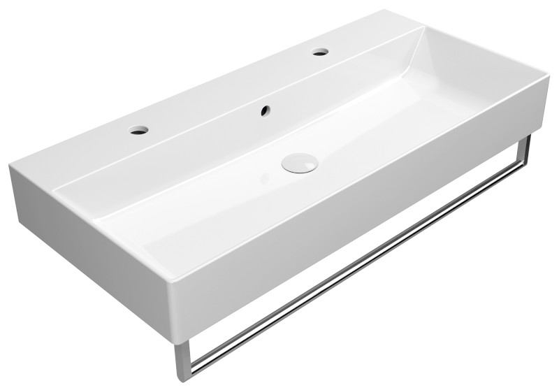 KUBE X keramické dvojumyvadlo 100x47cm, bílá ExtraGlaze 9423211