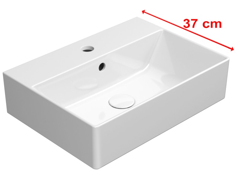 KUBE X keramické umyvadlo 50x37cm, bílá ExtraGlaze 9447111