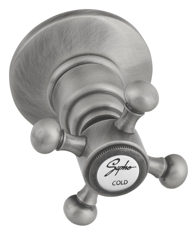 ANTEA podomítková sprchová baterie, 2 výstupy, nikl SET305-108