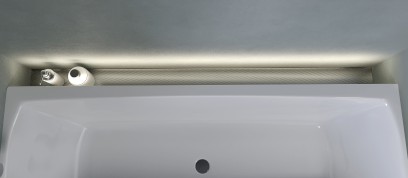 NIX nerezová vanová kapsa, 163cm, instalace do niky 72451