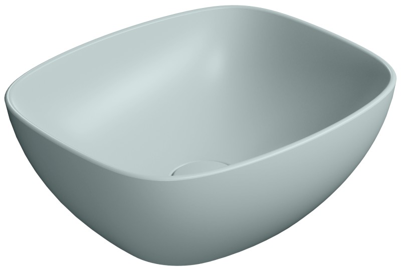 NUBES keramické umyvadlo na desku 40x35cm, ghiaccio mat 978515