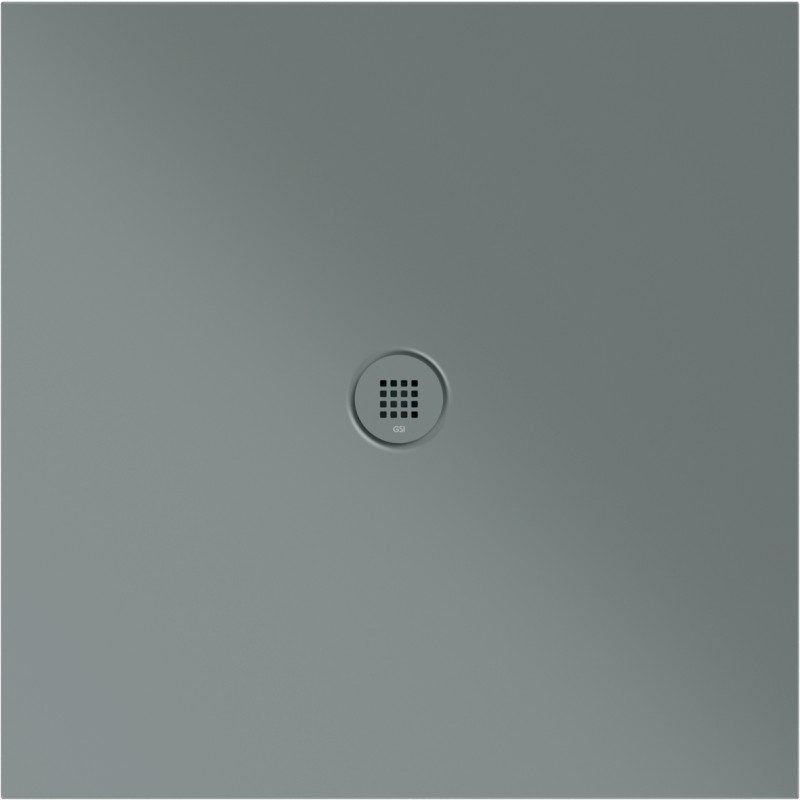 Keramická sprchová vanička, čtverec 100x100x2cm, agave mat 46101004