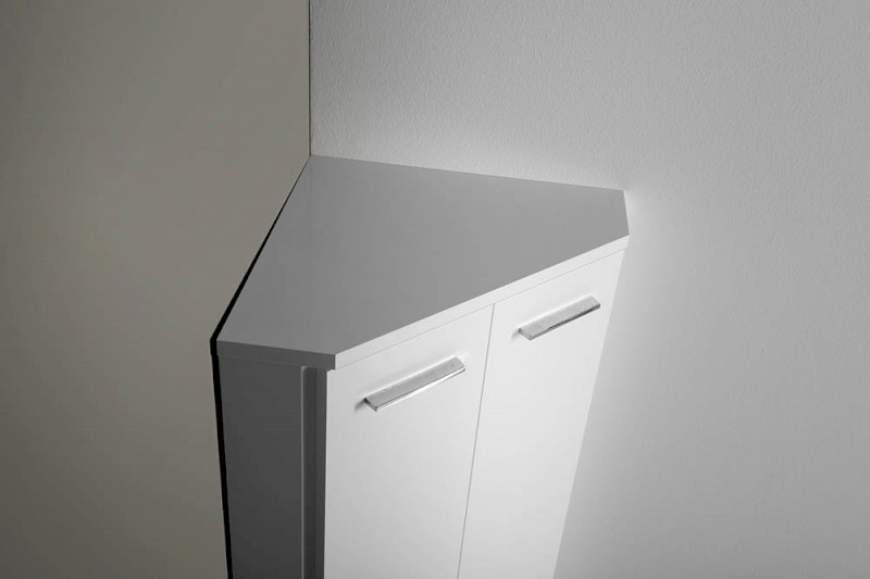 ZOJA/KERAMIA FRESH skříňka rohová 35x78x35cm, bílá 50321