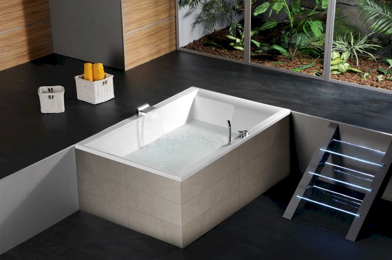 DUPLA obdélníková vana 180x120x54cm, bílá 13611