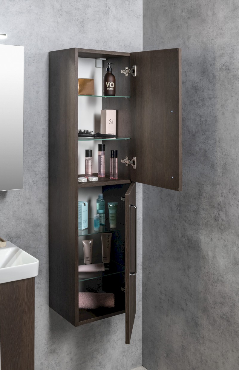 THEIA skříňka vysoká 35x138x29,3cm, levá/pravá, dub alabama TH350-2222