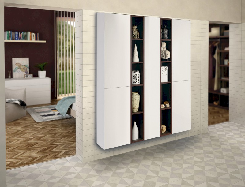 ESPACE otevřená policová skříňka 20x172x32cm, dub alabama ESC100-2222