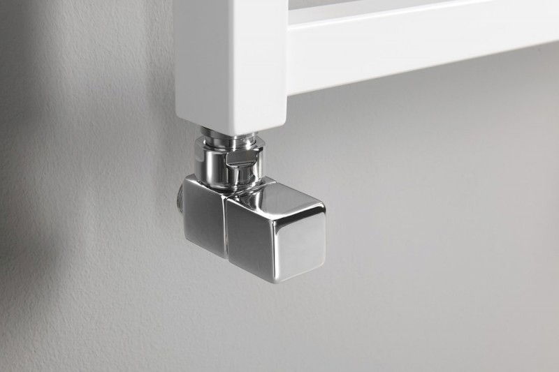 CUBE připojovací sada ventilů ruční rohová, chrom CP4010S