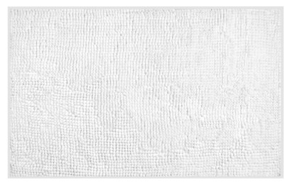 CHENILL koupelnová předložka 50x80cm, 100% polyester, bílá CH2011