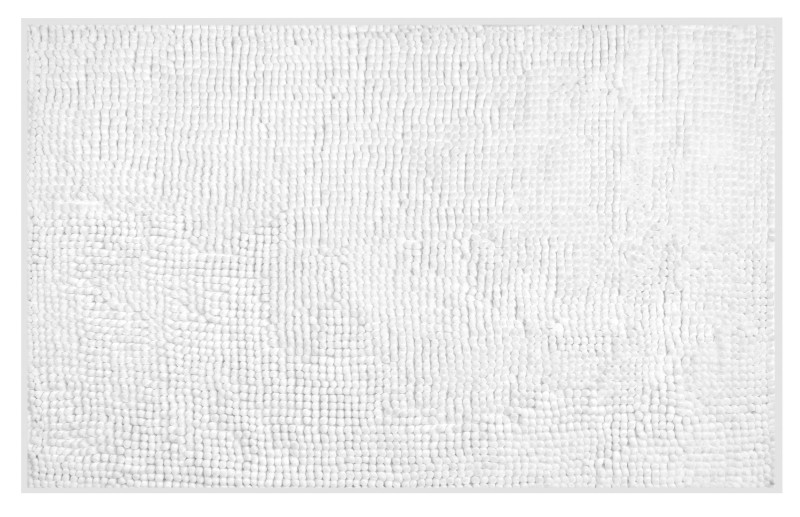 CHENILL koupelnová předložka 50x80cm, 100% polyester, bílá CH2011