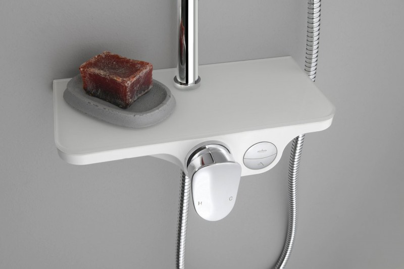 MARCO sprchový sloup s pákovou baterií, chrom SL100