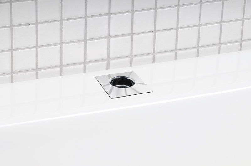 Sprchová průchodka na okraj vany včetně hadice F1/2