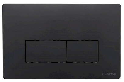 SCHWAB PLUTO ovládací tlačítko, 247x160 mm, černá mat P58-0190-0250